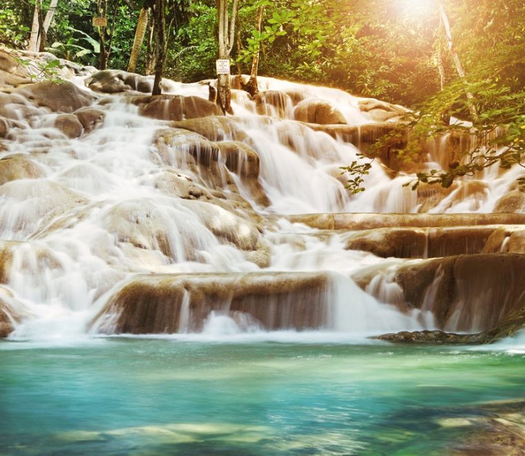 Dunn's River Falls in Jamaica